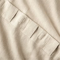 Heavyweight Natural Linen Window Curtain Panel 48''x84'' -Chic Living Shop HvywtNatLnn96CurtainPnlAV3SHS23