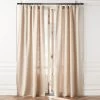 Heavyweight Natural Linen Window Curtain Panel 48''x84'' -Chic Living Shop HvywtNatLnn96CurtainPnlSHS23
