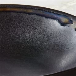 Hyacinth Black Pasta Bowl With Reactive Glaze -Chic Living Shop HyacinthBkRctvRmdPstBwlAVSHF23