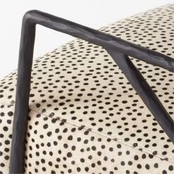 Imogene Dot Hair On Hide Lounge Chair -Chic Living Shop ImogeneLprdLoungeChairAVSSS22