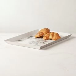 In Bloom Rectangular Floral Serving Tray 7 In Bloom Rectangular Floral Serving Tray -Chic Living Shop InBloomEnmlServingTrayROS22