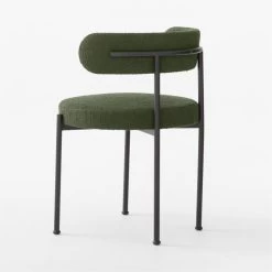 Inesse Boucle Green Dining Chair -Chic Living Shop InesseDiningChairGreen3QBSSF22
