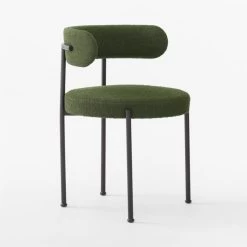 Inesse Boucle Green Dining Chair -Chic Living Shop InesseDiningChairGreen3QSSF22