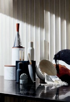 Acacia And Stainless Steel Cone Cheese Grater -Chic Living Shop IshiWhiteMarbleCanisterNV19