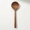 Make The Pasta Slotted Wooden Spoon -Chic Living Shop JFMakeThePastaWalnutSpoonSHF20