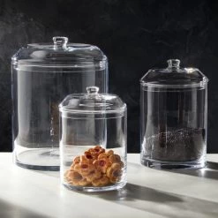 Snack Medium Glass Canister -Chic Living Shop JFSnackGlassCanistersGroupFHS20