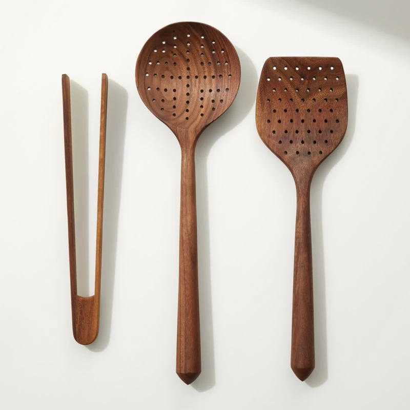 All In One Slotted Wooden Spoon 4 All In One Slotted Wooden Spoon - Image 2