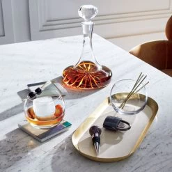 Flo Marble And Brass Coasters Set Of 4 -Chic Living Shop JaxLeatherBarTrayAG20 1x1 1