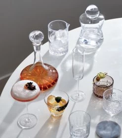 Dial Hand Cut Decanter -Chic Living Shop JoplinCoupeCocktailGlassJL19