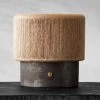Ramble Short Dark Brown Ceramic Table Lamp With Jute Shade 1 Ramble Short Dark Brown Ceramic Table Lamp With Jute Shade -Chic Living Shop KDRambleTableLampSmSHF21
