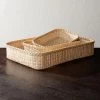 Den Woven Natural Rattan Storage Baskets Set Of 3 -Chic Living Shop KMDenWovenNaturalBsktsS3SHS21