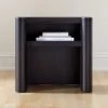 Port Blackened Wood Nightstand 2 Port Blackened Wood Nightstand -Chic Living Shop KMPortBlckndWdNightstandSHS21 1x1