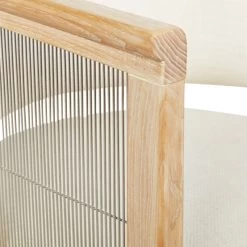 Kaishi White Fabric Chair With Whitewashed Ash Frame -Chic Living Shop KaishiChairLindySnowAVS17