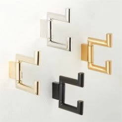 Kela Polished Nickel Swivel Hook -Chic Living Shop KelaSwivelHookGroupFHF22 1