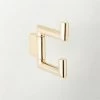 Kela Unlacquered Brass Swivel Hook -Chic Living Shop KelaSwivelHookPldBrsSHF22