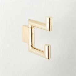 Kela Unlacquered Brass Swivel Hook