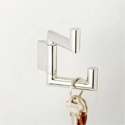 Kela Polished Nickel Swivel Hook -Chic Living Shop KelaSwivelHookPldNklAVSHF22