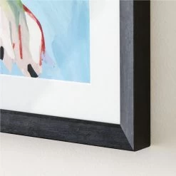 'La Courtine Floral' Framed Giclee Art Print 18"x24" -Chic Living Shop LaCourtineFloral18x24inROS23