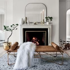 Mod Large Clear Acrylic Locker Trunk -Chic Living Shop LaStrizzaSaddleLeatherBenchOC20 1x1 1