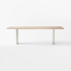 Landscape Live Edge White Washed Wood Dining Table -Chic Living Shop LandscapeLvEdgWtWhWdDnTbSOSSS22