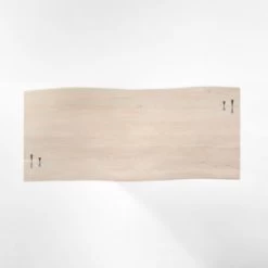 Landscape Live Edge White Washed Wood Dining Table -Chic Living Shop LandscapeLvEdgWtWhWdDnTbTOPSSS22