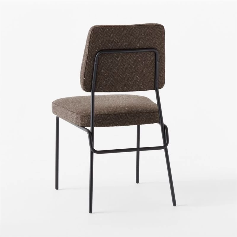 Laze Brown Upholstered Dining Chair 7 Laze Brown Upholstered Dining Chair - Image 5