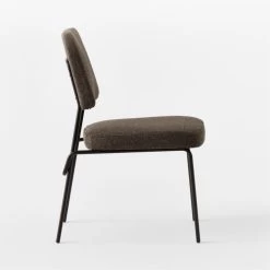 Laze Brown Upholstered Dining Chair 11 Laze Brown Upholstered Dining Chair -Chic Living Shop LazeBrownDiningChairSDSSS23