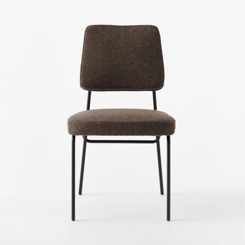 Laze Brown Upholstered Dining Chair 4 Laze Brown Upholstered Dining Chair - Image 2