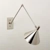 Leda Polished Nickel Articulating Wall Sconce -Chic Living Shop LedaPldNklArtcltngSconceSHF22