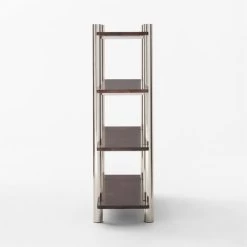 Legna Burl Wood Bookshelf -Chic Living Shop Legna60inBurlWoodBookcaseSDSSF22