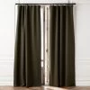 Forest Green Linen Blackout Window Curtain Panel 48''x84'' -Chic Living Shop LinenGnBkOt96CurtainPnlSHS23