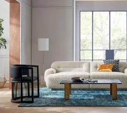 Alcide Rectangular Marble Coffee Table -Chic Living Shop LoganGreyBoucleSofaMR20