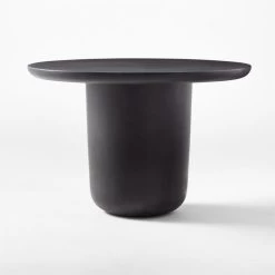 Lola Round Black Concrete Dining Table -Chic Living Shop LolaBlackDiningTableSOSSF21