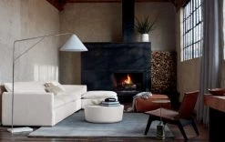 Onyx Raw Edge Stone Bowl -Chic Living Shop LuminWhiteLinen4PieceSectionalJL19