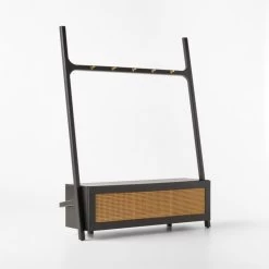 Mahogany Black Hall Tree -Chic Living Shop MahoganyBlkHallTreeAVSSF22