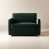 Malea Green Velvet Chair -Chic Living Shop MaleaGreenVlvtChairSHF23