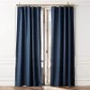 Mali Sea Storm Silk Viscose Window Curtain Panel 48''x84'' -Chic Living Shop MaliSilkSeaStorm96PanelSHS23