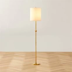 Marceau Boule Polished Brass Floor Lamp -Chic Living Shop MarceauPldBrsBlFloorLampROS23