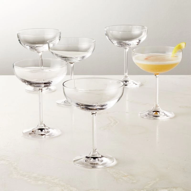 Marie Coupe Cocktail Glasses Set Of 6 4 Marie Coupe Cocktail Glasses Set Of 6 - Image 2