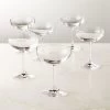 Marie Coupe Cocktail Glasses Set Of 6 -Chic Living Shop MarieCpCocktailGlassesS6SHF22