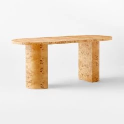 Marisa Burl Wood Desk 70'' -Chic Living Shop MarisaBurlwoodDeskLrg3QSSS23