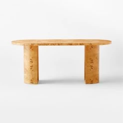 Marisa Burl Wood Desk 70'' -Chic Living Shop MarisaBurlwoodDeskLrgSOSSS23