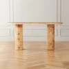 Marisa Burl Wood Desk 60'' -Chic Living Shop MarisaBurlwoodDeskSHS20 1x1