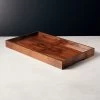 Marq Rectangular Burl Wood Tray 2 Marq Rectangular Burl Wood Tray -Chic Living Shop MarqRctBrlwdTray24X14inSHS21