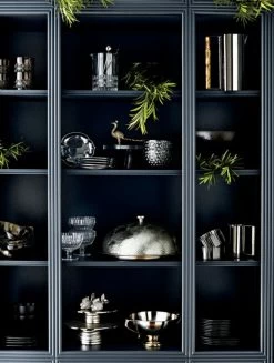 Crisp Rectangular Matte Black Serving Platter -Chic Living Shop MarsBarwareGripLargeStainlessOC18 1