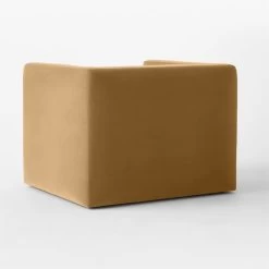 Matra Camel Velvet Lounge Chair -Chic Living Shop MatraCamelVelvetChair3QBSSF22