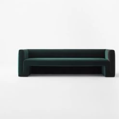 Matra Deep Teal Velvet Sofa -Chic Living Shop MatraGreenVelvetSofaSOSSF22