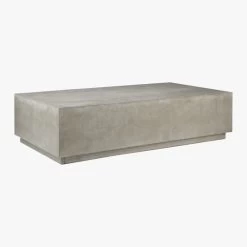 Matter Grey Cement Rectangle Coffee Table 10 Matter Grey Cement Rectangle Coffee Table -Chic Living Shop MatterGryRectCoffeeTbl3QS20