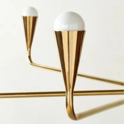 Meldon Polished Brass Chandelier -Chic Living Shop MeldonPldBrsChandelierAVSHF22