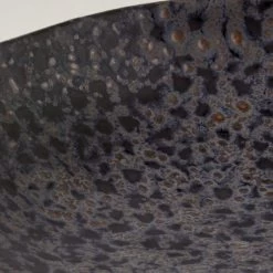 Melva Black Serving Bowl With Reactive Glaze -Chic Living Shop MelvaServingBowlAV2SHF23
